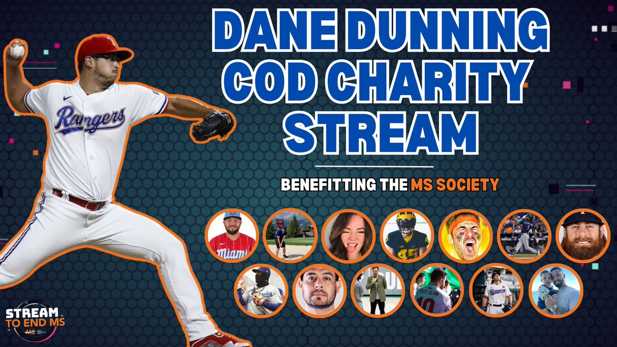 🚨@mssociety Charity Event is THIS Friday🚨 Join @Ddunning33 and friends – 6:00PM ET - for some COD Chaos! Twitch.tv/MSSociety @JakeBurger30 @Dutch_Oven45 @JuanSoto25_ @josh_smith8 @TheRealGavinLux @jp_crawford @Athena @hr59sam @Sparkkyyy__ @ChizPlays @Crimsix @TorresGleyber