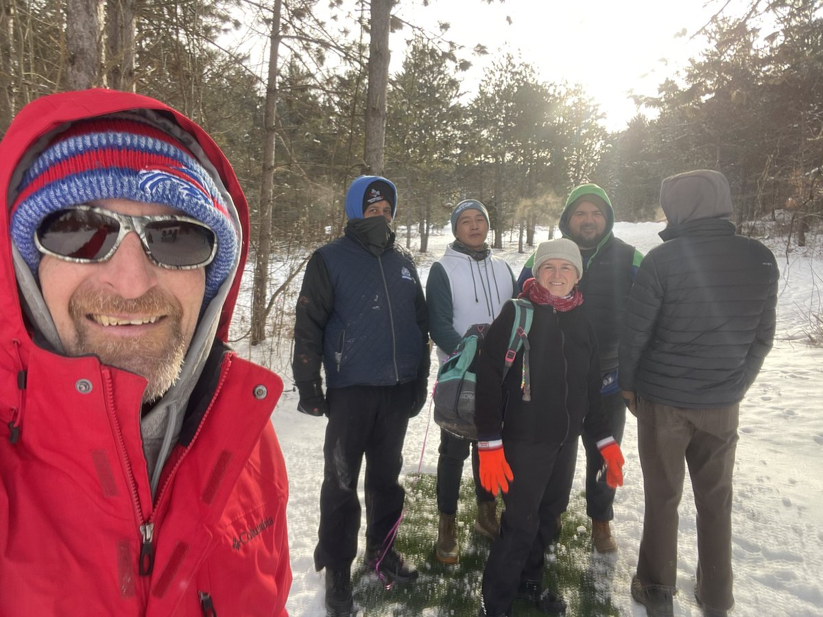 Tobinatorx's tweet photo. Helluva adventure!! 45 holes over 3 different courses in the 3rd coldest I’ve likely played in! #WinterDiscGolf 🇨🇦❤️🥶 https://t.co/a4zrmC4NlA