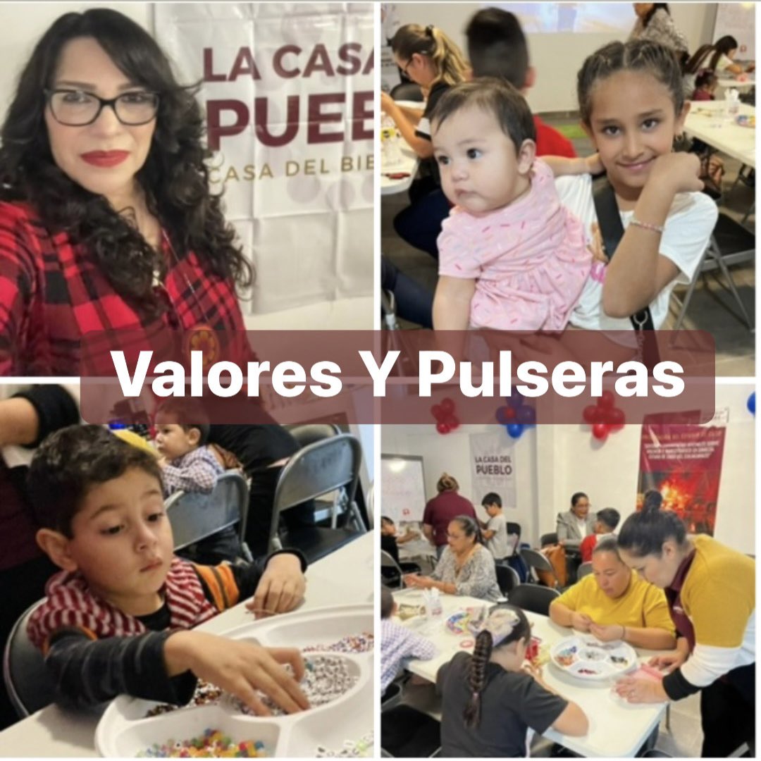 VeronicaBatiz's tweet photo. 🎉 Pasamos tiempo  juntos!!.. hicimos PULSERAS, y fortalecimos los lazos y valores que nos unen a grandes con pequeños!!.. de🏡 #LaCasaDelPueblo entre risas y alegría, nos trajimos un bello recuerdo, que nos enseñó, que al trabajar en equipo podemos mejorar nuestras habilidades!! https://t.co/ruHeLG3CCa