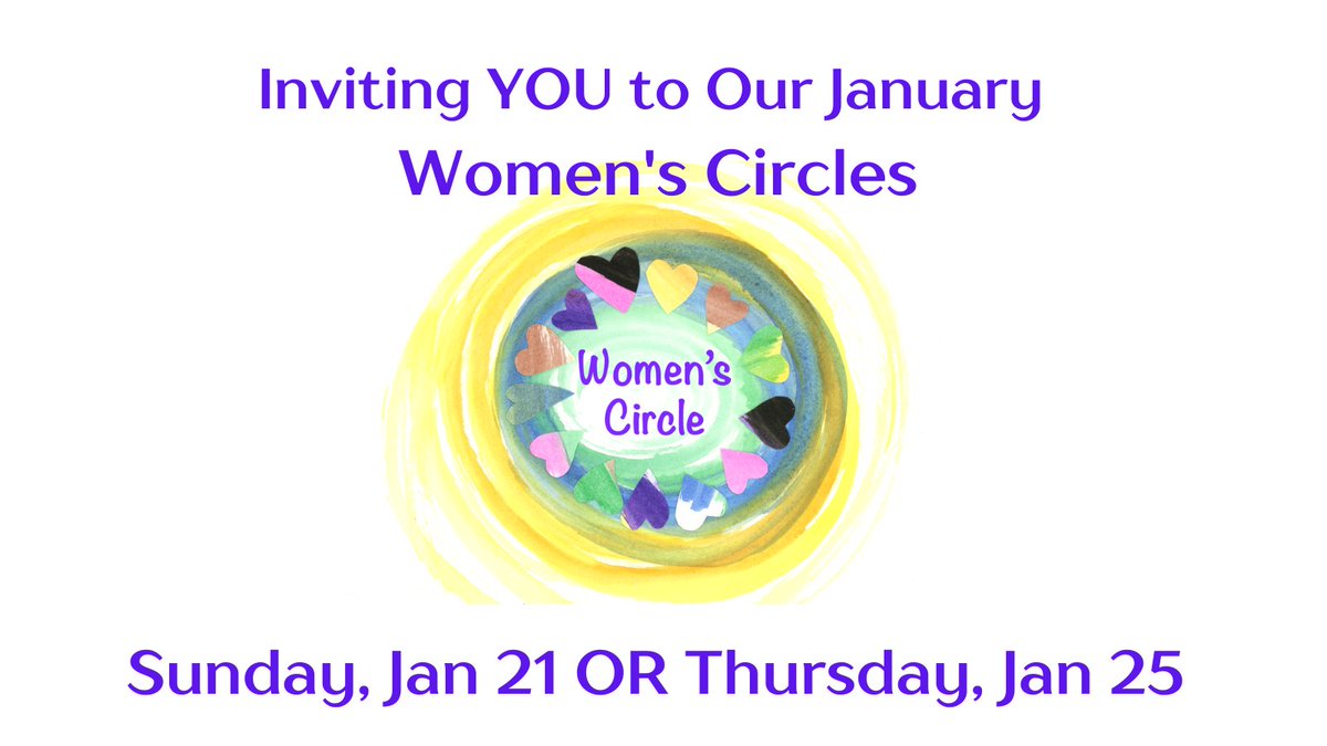 💕Dear friends, I will be hosting two online Women's Circles in January. The theme this time is 'NEW POSSIBILITIES!' 💫 Sunday, Jan 21 💫 Thursday, Jan 25 Please DM if you want to join one, or would like more information. 💕