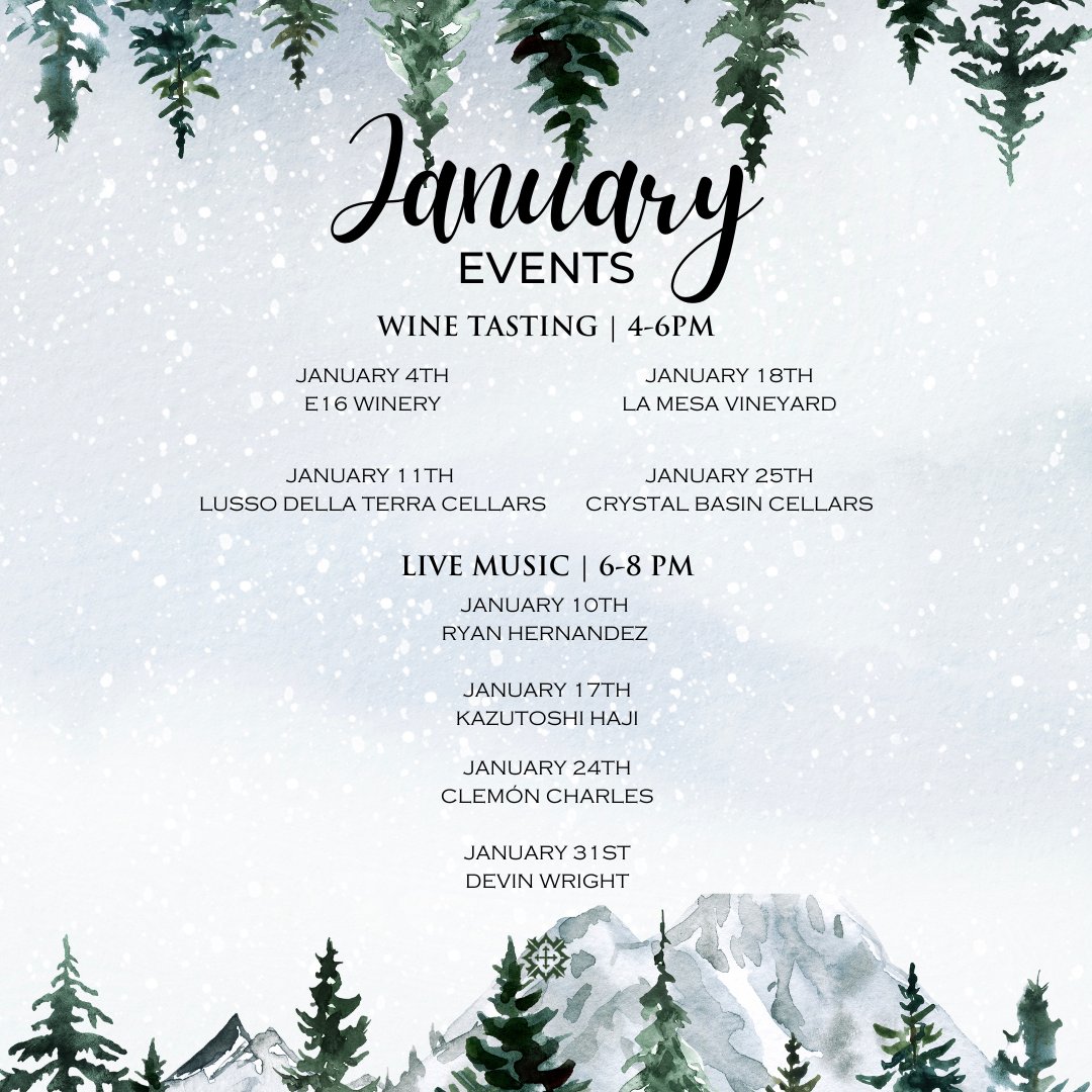 Buurrrrrrr🌨️⁠
⁠
Hibernation season says who? Escape the winter blues with tasty wine and jazzy tunes this January✨ ⁠
⁠
No better way to kick off the new year! We've got you covered this season🤍🐻❄️