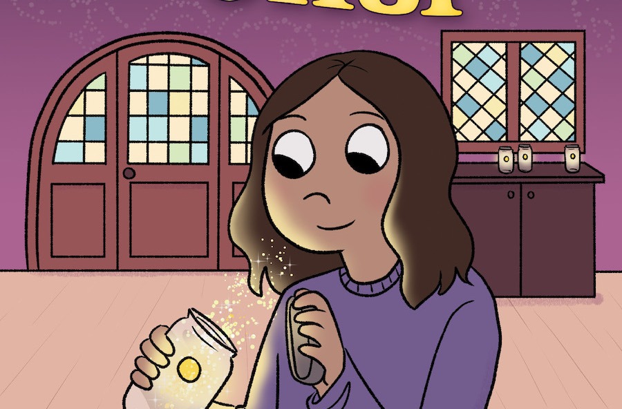sljournal's tweet photo. How do you capture happiness in a jar? Find out in our exclusive preview of Brittany Long Olsen's The Happy Shop, coming out in February from Oni Press.

https://t.co/3ZoKzFdUm4 https://t.co/lQcB6AmbsW