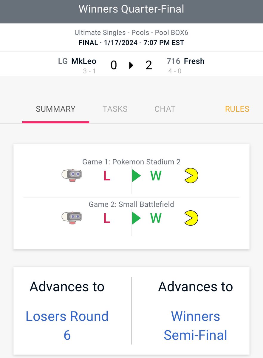 Just beat Lightning McQueen