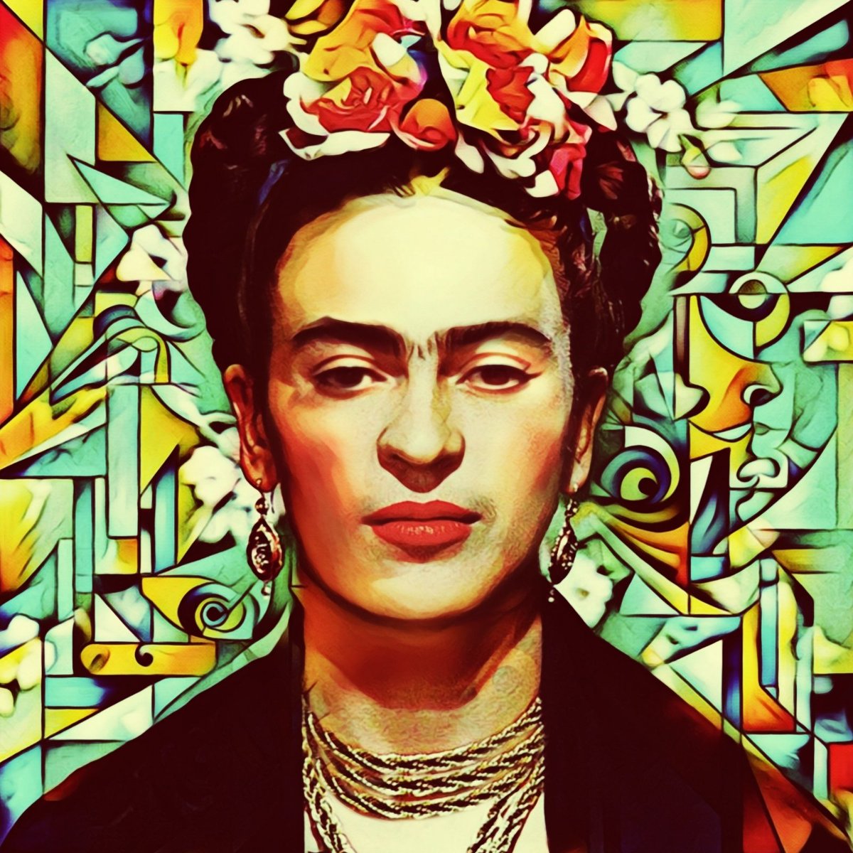 Frida Kahlo (Made with AI) 

#FridaKahloArt #MexicanArtist #FridaInspiration #KahloMasterpiece #ArtisticSoul #FridaViva #ColorfulCanvas #SelfExpression #FridaLegacy #ModernArtistry