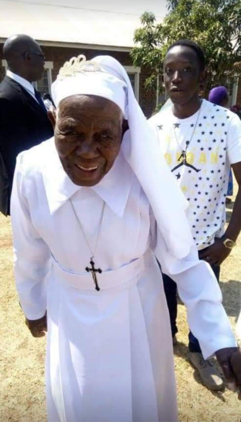 ednyoka's tweet photo. She celebrated her 104th birthday yesterday. Sr. Tekla Dziko. Happy birthday to her!!!! https://t.co/prlCQ7vI9G