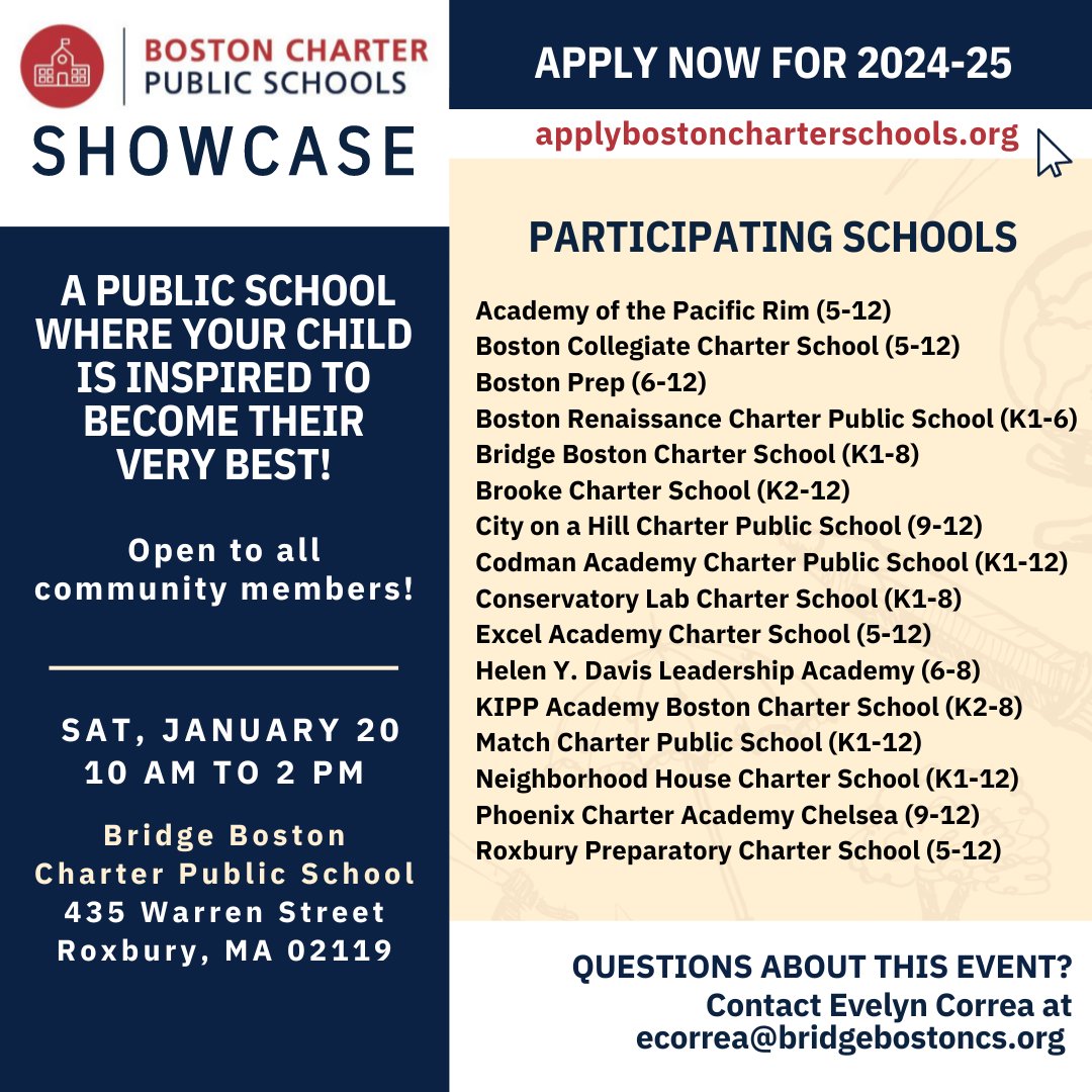 Want to learn more about Roxbury Prep?💭 💡 Join us this weekend at the 2024 Boston Public Charter Showcase on Saturday January 20th. We hope to meet you there! #Roxburyprep #publiccharterschools