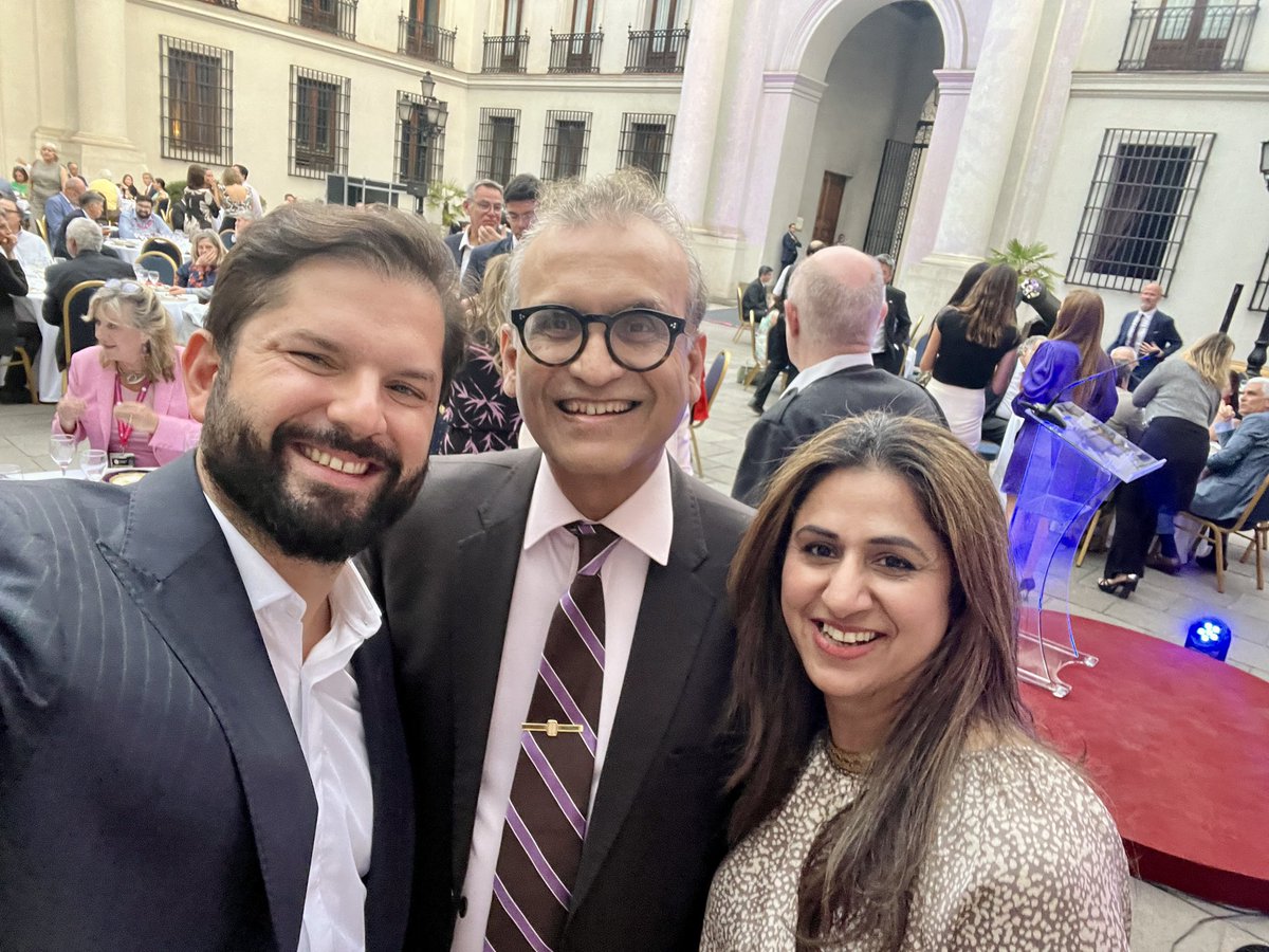 What an honor to be invited by President Gabriel Boric of Chile for a dinner at La Moneda Palace