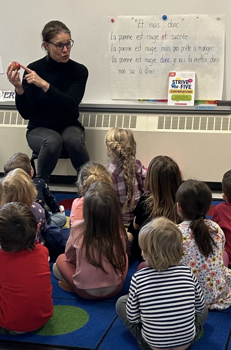 I just received “Strive for Five Conversations” by <a href="/SoniaCabell/">Sonia Cabell</a> yesterday and I’m already implementing the strategies with my L2 students and seeing the difference explicit oral language instruction makes on student engagement and skills!

Oral language is at the core of reading