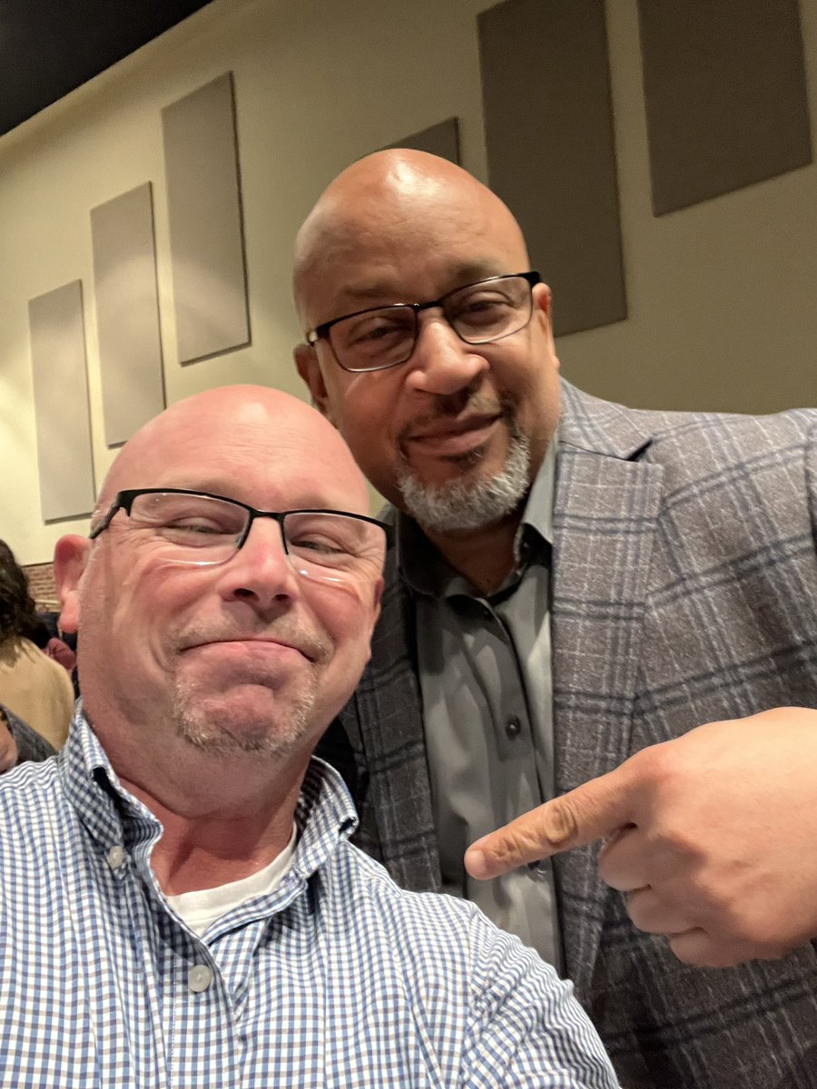 What an honor to talk with and listen to the legend <a href="/PrincipalKafele/">Principal Kafele</a> tonight!  #blessed #honored