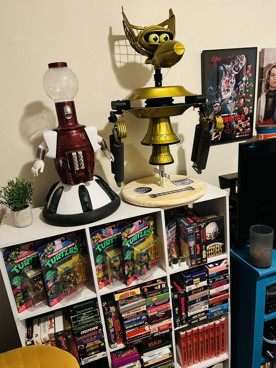 brainexploderrr's tweet image. Met our new roommates today. They’re nice enough guys but they keep talking through every movie. #MST3K