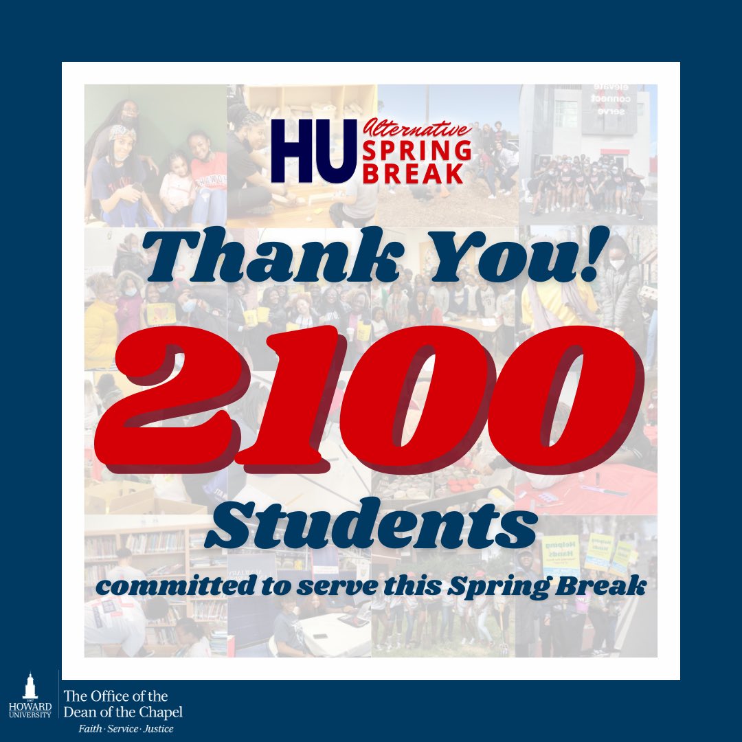 We thank all 2100 students for your overwhelming interest in #HUASB2024!  Due to our historic numbers, we need more support. Donate today to our BisonFunder! ❤️💙 justgiving.com/campaign/huasb…

#FaithJusticeService #HUASB #BisonServe #30YearsofService