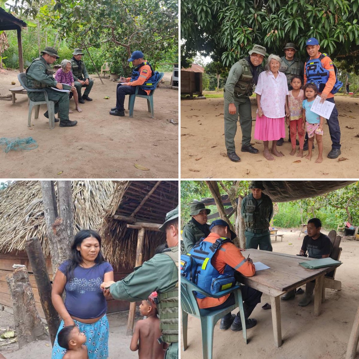 dhernandezlarez's tweet photo. La #FANB desplegada en la ZODI Guayana Esequiba brindando atención social a la población venezolana.

#IntegrarEsVencer https://t.co/pkxGRws5Gz