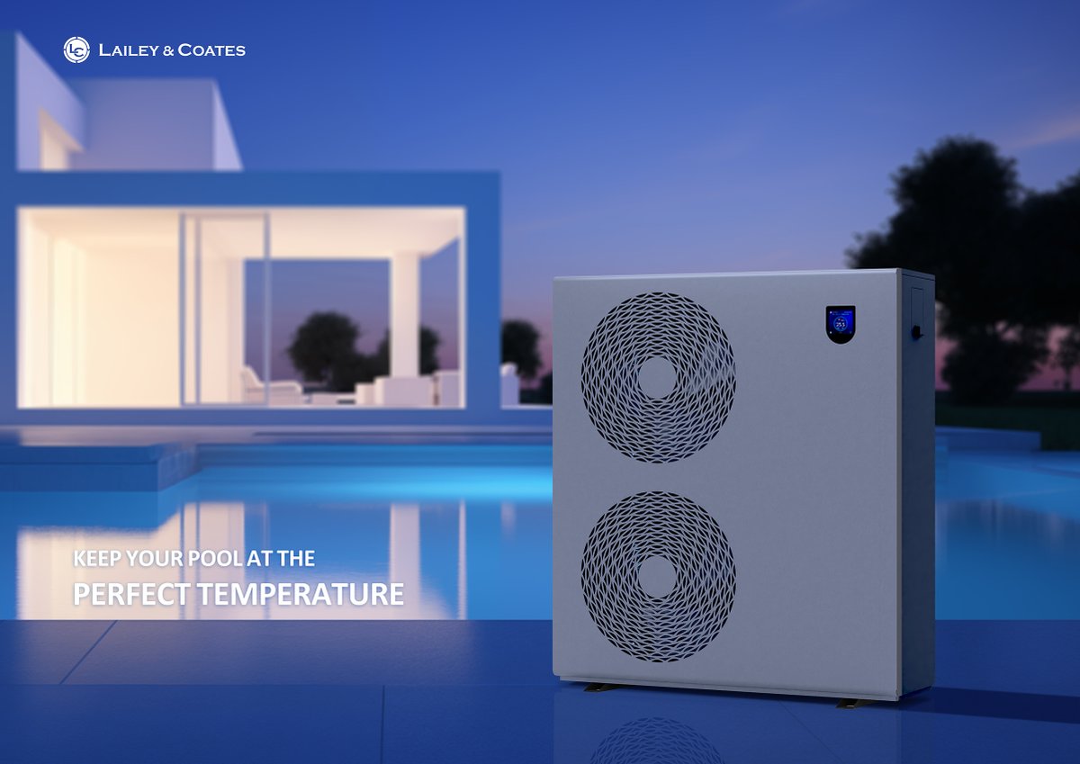 Keep your pool at the perfect temperature. #heatpump #ecofriendly #swimmingpool