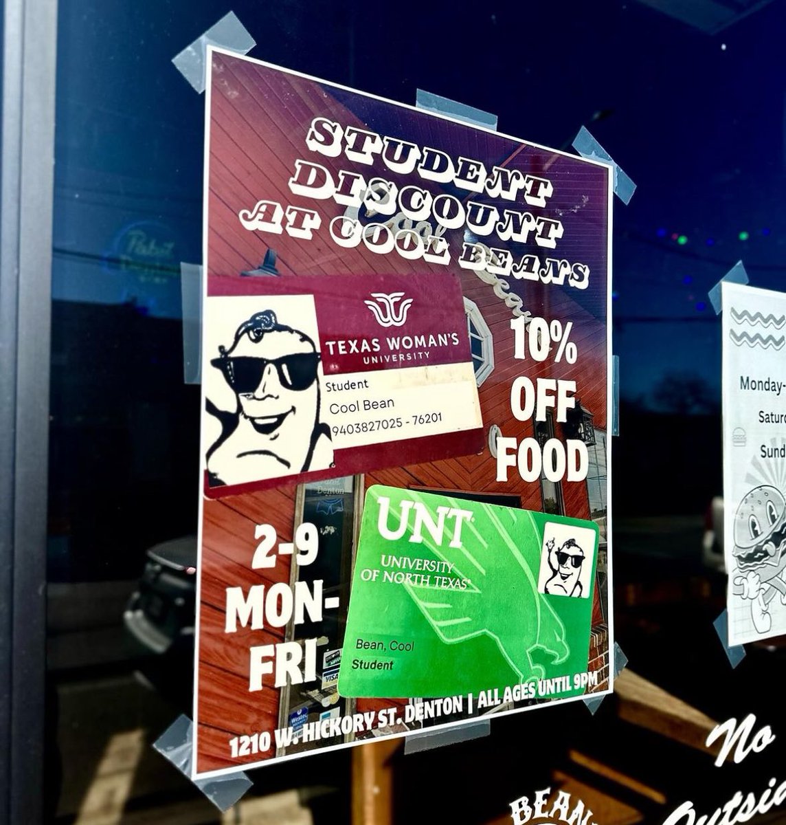 School Beans Bar and Grill 🦭📚✏️🎓 tweet media