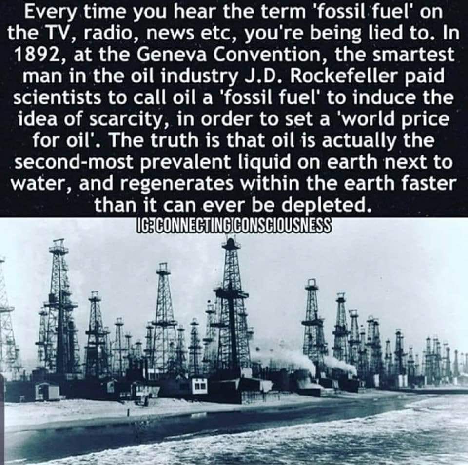 Oil is the Second Most Prevalent Liquid on Earth Next to WATER. OIL is the BLOOD of the EARTH (HEART).👇