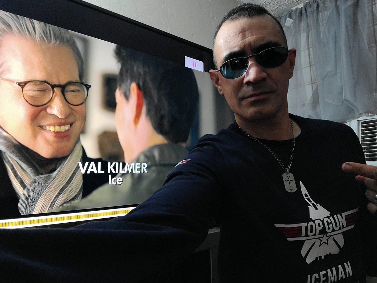 Watching TOPGUN MAVERICK with my icon and hero Val kilmer!!! <a href="/KampKilmer/">Kamp Kilmer</a> <a href="/LaurenceFuller/">Laurence Fuller</a>