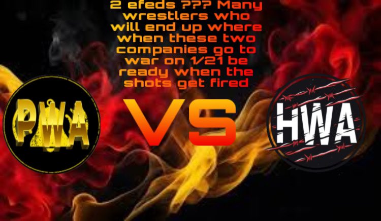 If you want to be apart of this efed revolution where <a href="/Max_zayne11/">THE BAD MAN MAX ZAYNE</a> takes over hwa and makes pwa a nxt type show that will be streamed on twitch and hwa a hlr type show only on YouTube then join us by dming <a href="/Max_zayne11/">THE BAD MAN MAX ZAYNE</a> we will start announcing matches very soon