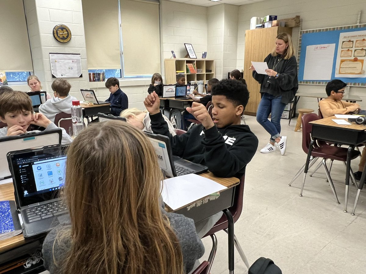 🐝❤️Tameka Small❤️🐝 (@mssmall2016) on Twitter photo 5th grade 🐝🐝 Making Meaning Routine w/ A Visible Thinking strategy to explore conflict, <a href="/Write_Score/">Write Score</a> prompts👩💻📝, & group project presentations 🗣️🗣️. They are almost 💯% middle school ready <a href="/SuttonCougars/">Sutton Cougars</a> & <a href="/MerriweatherEDU/">Dr. Dominique R. Merriweather</a>~
<a href="/jbland100/">Jay Bland</a> <a href="/Topperville2/">Felica Topper</a> <a href="/apsupdate/">ATL Public Schools</a> <a href="/BrandonIBPYP/">Sam DeCarlo - Morris Brandon Elementary IB PYP</a> 5th grade 🐝🐝 Making Meaning Routine w/ A Visible Thinking strategy to explore conflict, <a href="/Write_Score/">Write Score</a> prompts👩💻📝, & group project presentations 🗣️🗣️. They are almost 💯% middle school ready <a href="/SuttonCougars/">Sutton Cougars</a> & <a href="/MerriweatherEDU/">Dr. Dominique R. Merriweather</a>~
<a href="/jbland100/">Jay Bland</a> <a href="/Topperville2/">Felica Topper</a> <a href="/apsupdate/">ATL Public Schools</a> <a href="/BrandonIBPYP/">Sam DeCarlo - Morris Brandon Elementary IB PYP</a>