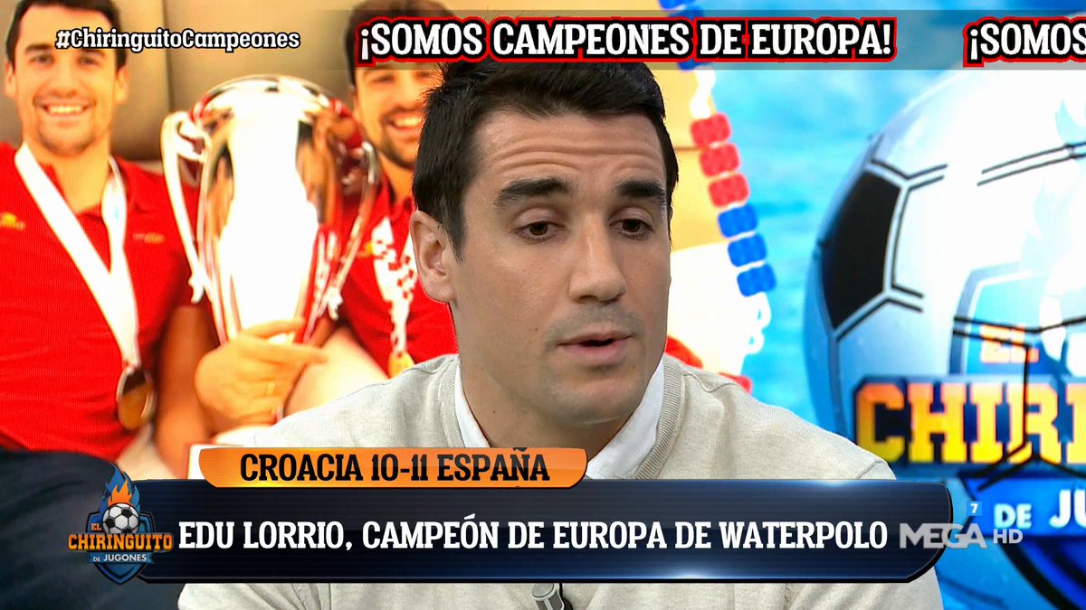 🙏 "Solo puedo agradeceros estar aquí y poder explicar lo que es el waterpolo".

😳 Las palabras de <a href="/edulorrio/">Eduardo Lorrio</a> a <a href="/elchiringuitotv/">El Chiringuito TV</a> que nos sonrojan.

❤️ ¡Gracias a ti, CAMPEÓN!