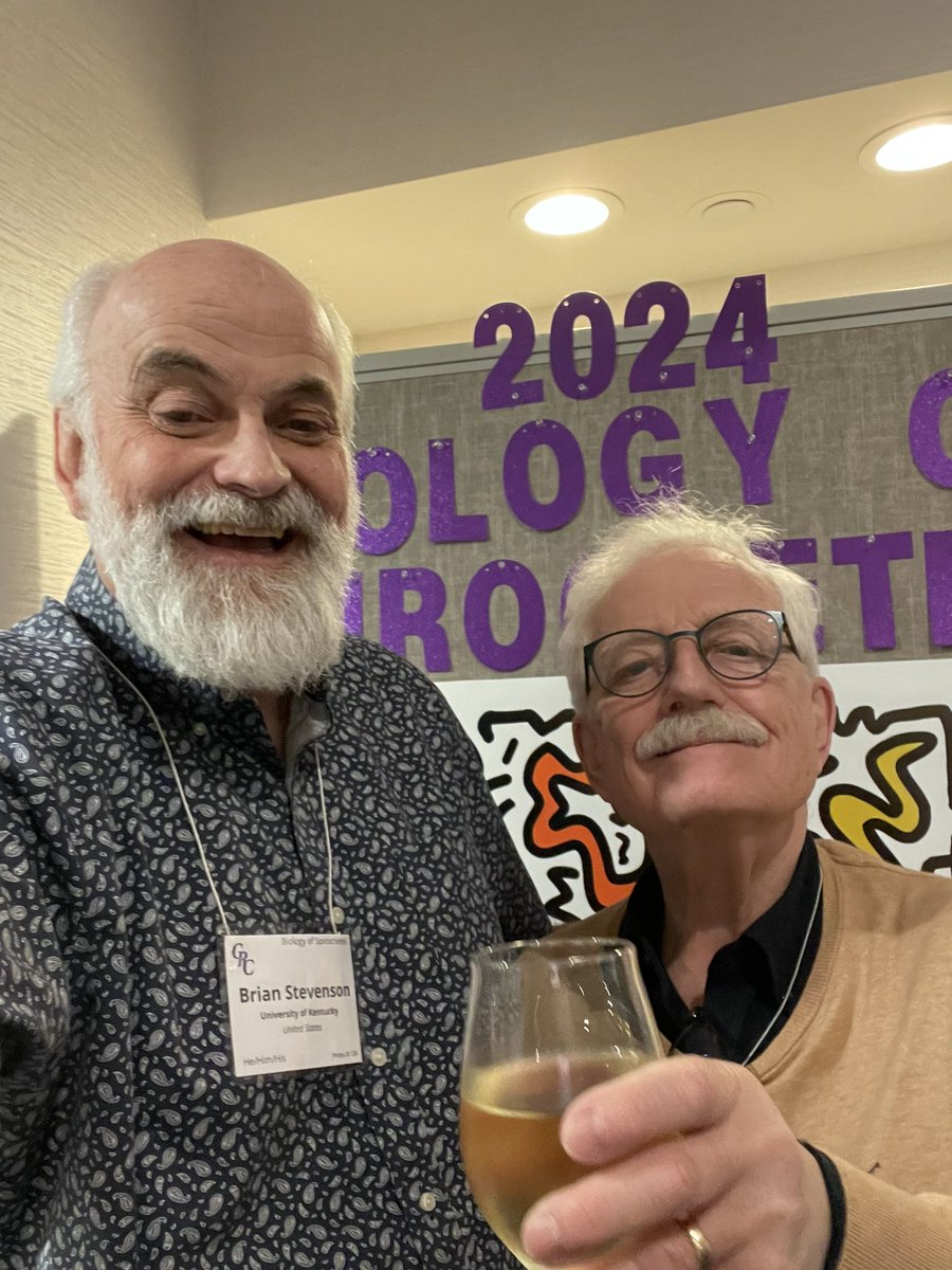 BStevensonLab's tweet photo. With Sven Bergstrom @BergstromSven
#SpirochetesGRC https://t.co/gCPIVeet6M