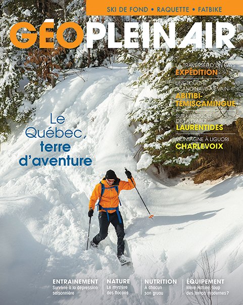 GeoPleinAir_'s tweet photo. La neige vient d'arriver ou presque. C'est le temps de vous procurer la dernière édition de Géo Plein Air. https://t.co/lmKC5ArrTC