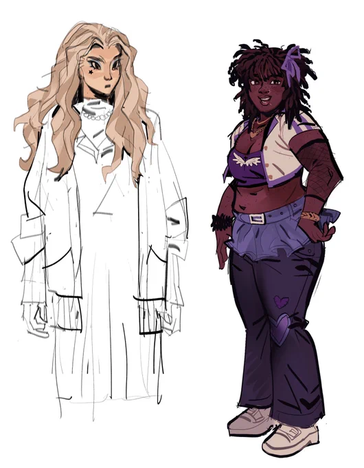 ocs from high school that my friend and I are revamping 