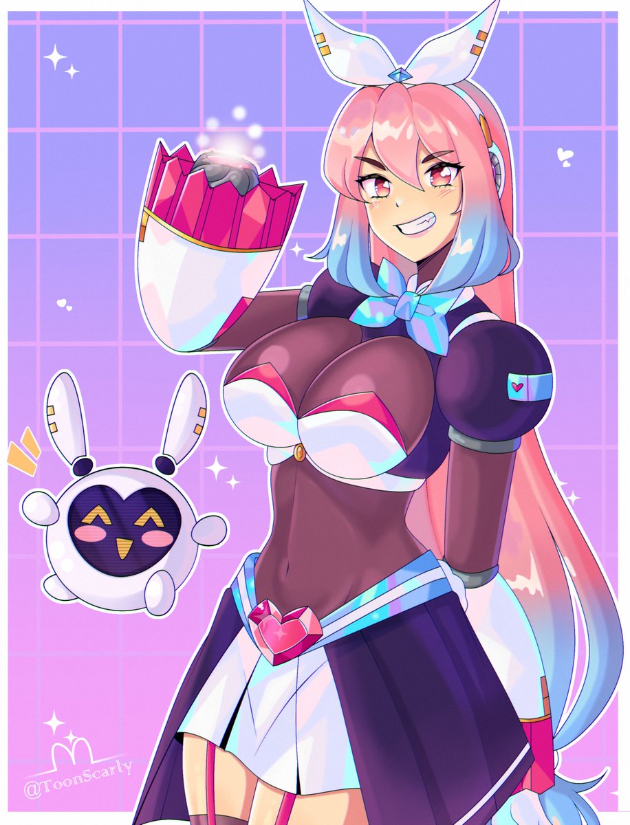 ToonScarly's tweet photo. /🐰/Finished the redesign of my character in its replicated form!!, he even has a mini companion, a bunny

#rockman #megamanxdive #megamanx #games #fanart #ロックマン #ロックマンX #ロックマンXDiVE #waifus #oc https://t.co/gQmsQaF1Lm