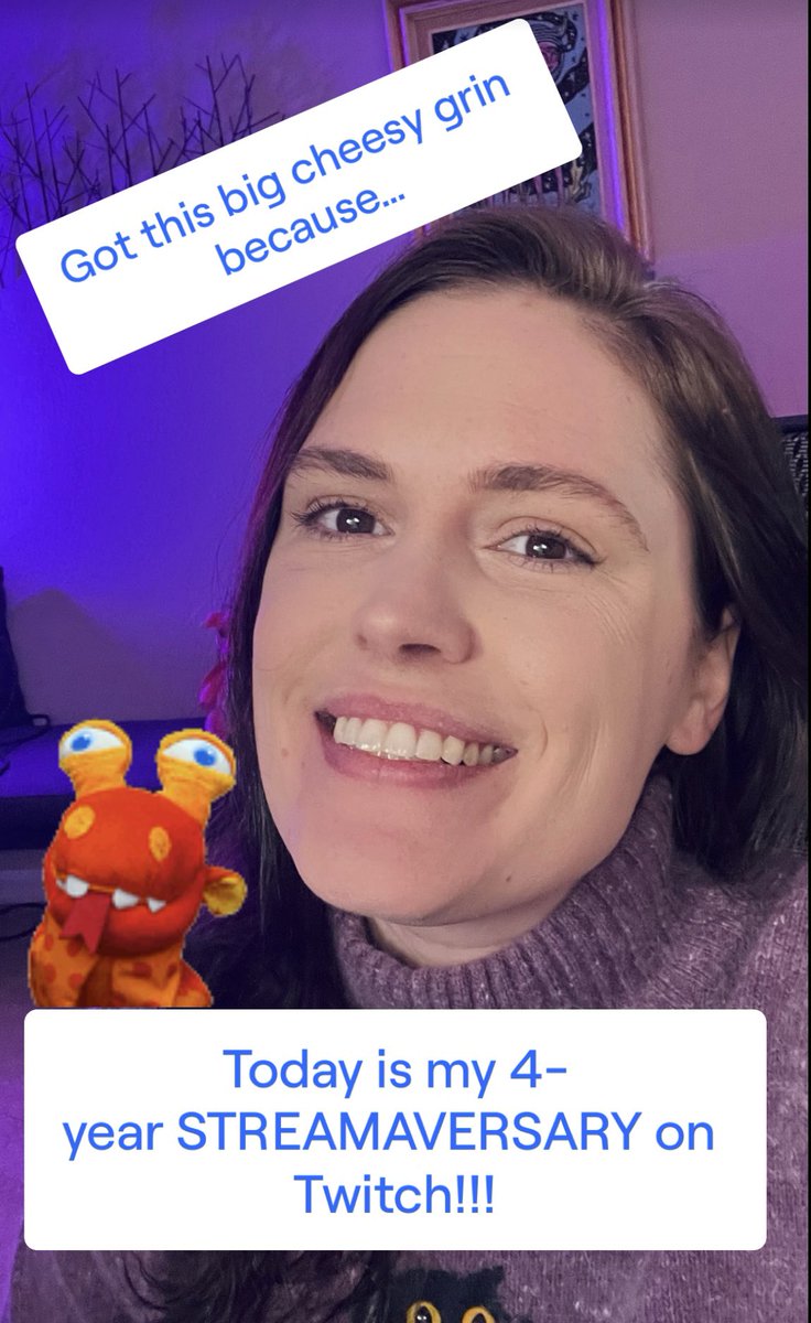 I can’t believe it’s been 4 years already! Celebratory stream live over on Twitch!