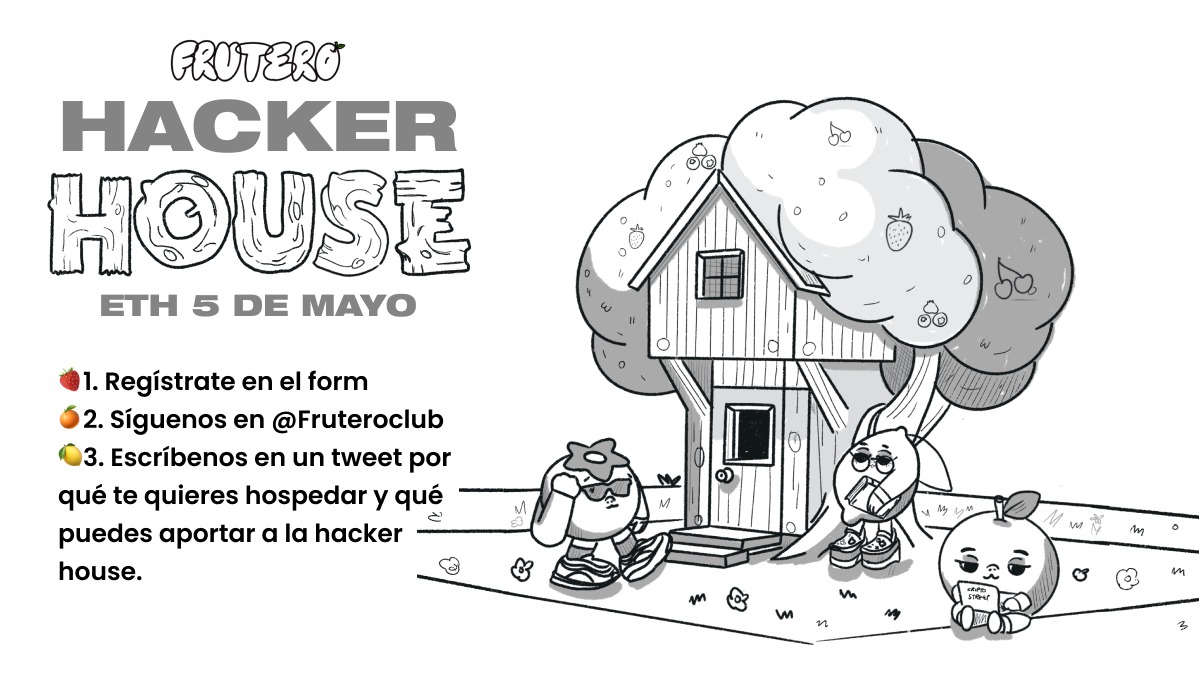 ¿Quieres ir a ETH cinco de mayo pero no tienes donde quedarte? 
Las frutas lo hacen de nuevo, gana 1 de las 5 becas para la HackerHouse 
🍊🏠👇🏼

1. Regístrate (liga 👇🏼)
2. Síguenos en X 
3. Escríbenos en un tweet por qué te quieres hospedar y qué puedes aportar a la hacker house