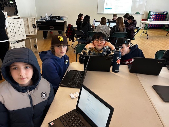 Thanks to @callysto_canada for today's Hackathon! Despite the weather, students from Dunsmuir and #Sangster were learning Python coding and displaying some great team work! #sd62