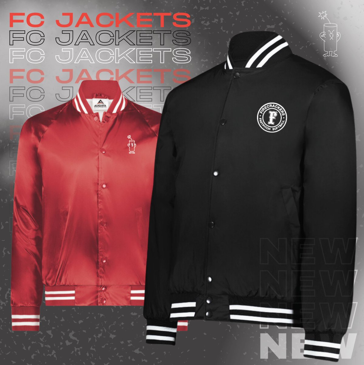Brand new FC jackets are in and ready to order! Get yours today while supplies last 🧨🥎 SHOP HERE: gear.firecrackersoftball.com/heritage-jacke…