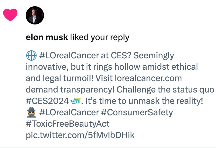 lorealcancer's tweet photo. 👊 Support the Toxic-Free Beauty Act! Over 10,000 chemicals need vetting but we'll settle for just 11 toxins. Demand safer alternatives. Act now! https://t.co/NnboQC88xn  Join the conversation using #LOrealCancer and #ToxicFreeBeautyAct Together, we can make a difference! 💪✨ https://t.co/cbgswMjG8r