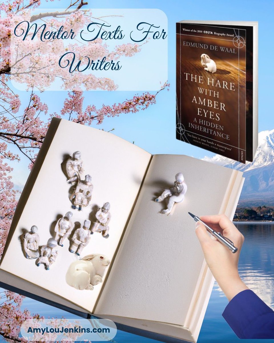 AmyLouToYou's tweet image. In Edmund de Waal&apos;s memoir &quot;The Hare with Amber Eyes,&quot; the author masterfully employs ordinary objects—specifically, a collection of Japanese netsuke—to unveil a hidden family history.

Read more 👉 lttr.ai/ANJib

#FirstPersonWriting #MemoirMentorText #WritingLesson