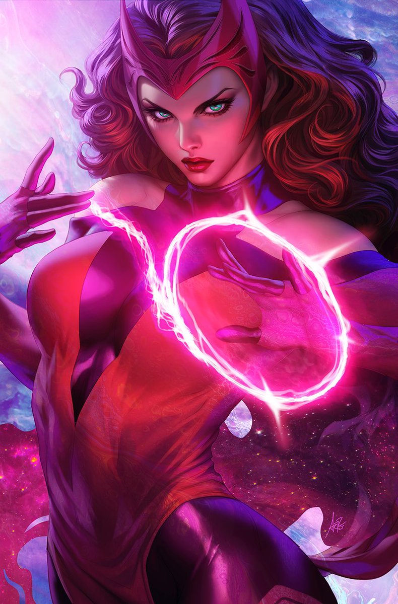 「Announcing my new exclusive Scarlet Witc」|Stanley Artgerm™ Lauのイラスト