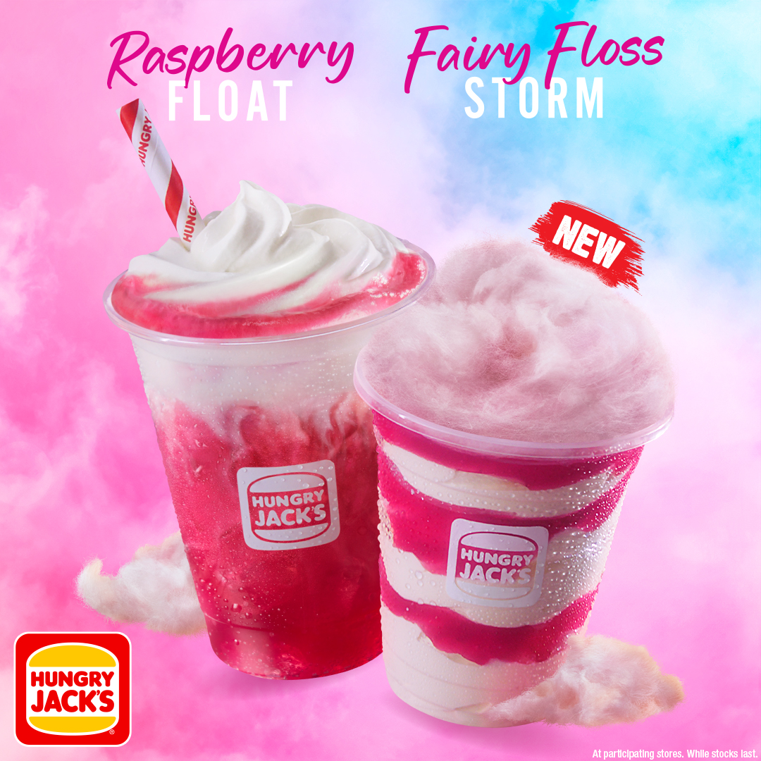 Roll out the PINK carpet - introducing our NEW Fairy Floss Storm & Raspberry Float! 💕🍦