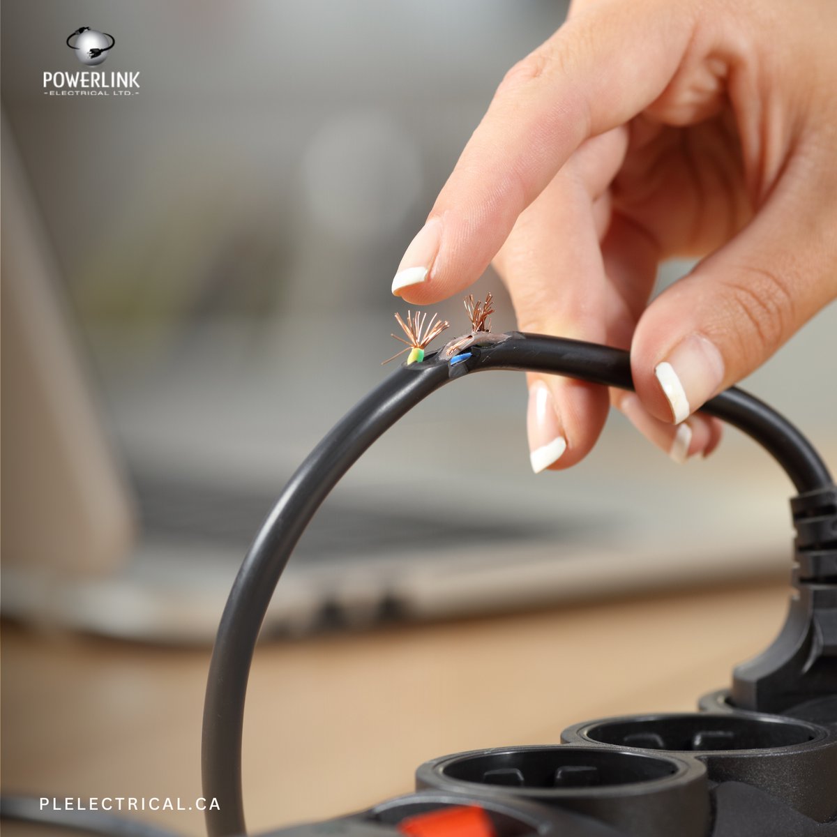 PowerlinkEle's tweet photo. 🔍 Quick Safety Tip: Regularly check your electrical cords for fraying or damage. 

Don’t take risks - replace damaged cords promptly! #ElectricalSafetyFirst #PowerlinkCare https://t.co/IlvheuulGx