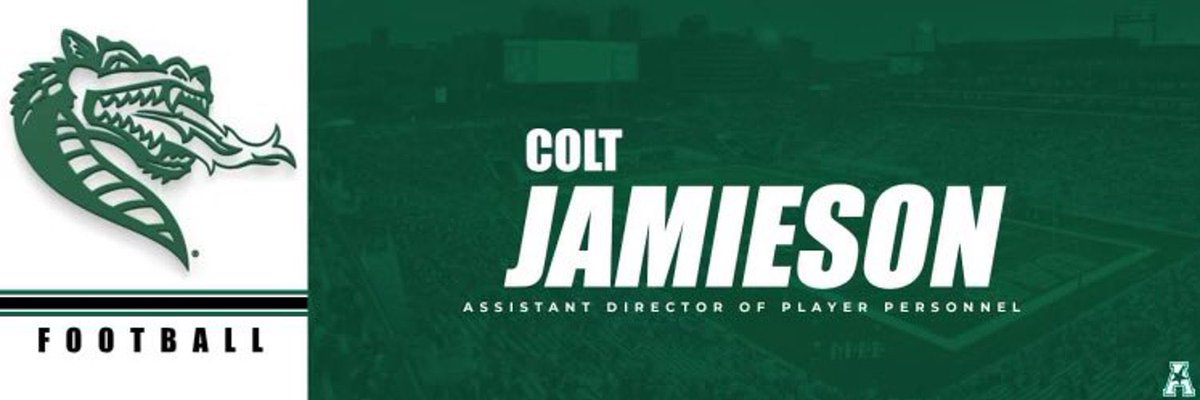 <a href="/sjacoblucas3/">Jacob Lucas</a> We are thrilled to announce the addition of <a href="/Colt_Jamieson/">Colt Jamieson</a> to the Blazer Recruiting Staff! ✅

Colt will serve as the Assistant Director of Player Personnel. 🔥 

#FireBreathersOnly // #ServeGrowLaunch