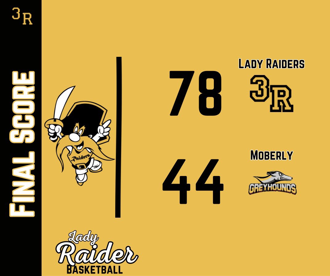 Lady Raiders pick up a Region 16 win against Moberly tonight!
