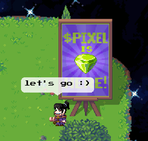 000Eloy's tweet photo. let's go:)
#PIXELisHERE
#letsplay 
@pixels_online https://t.co/SHkUvcqzCV