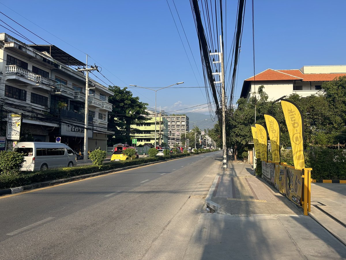 おはようチェンマイ☀️
一回言ってみたかったやつ。
（無益ツイート失礼しました）