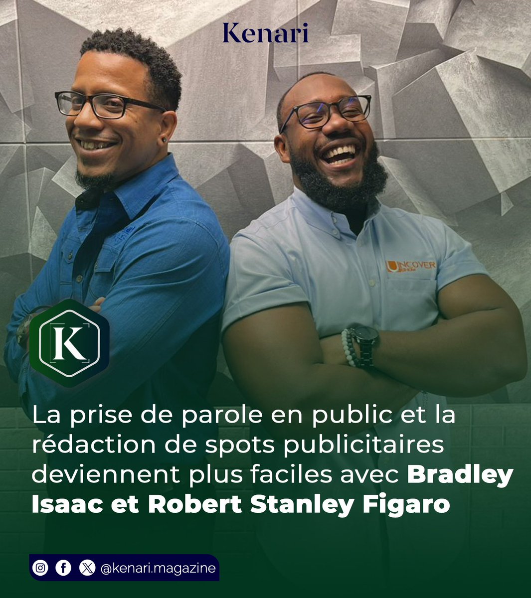 kenaripost's tweet photo. Soyez maîtres de vos présentations et rédigez des spots publicitaires qui font mouche. Formation les 3&4 Février avec Bradley Isaac & Robert S. Figaro dans les locaux de @banjht
Réservez votre place maintenant au +509 47476280
#Haiti #communication #KenariPost https://t.co/vfmykLWSXO