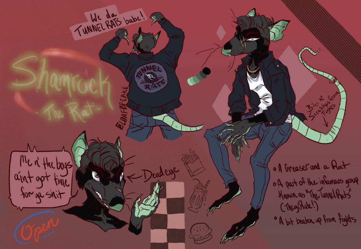 ShamrockMTG's tweet photo. @DanSyronArt Another rat character for ya hahah https://t.co/9IjtKvw6w7