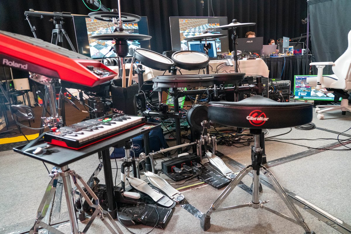 GamesDoneQuick's tweet photo. The stage is set, the percussion prepped, and we're about ready to see @czr_drums beat Super Mario 64 16 Star Drum% at #AGDQ2024!

https://t.co/vc924hZcyM https://t.co/5ywm3jkjiS
