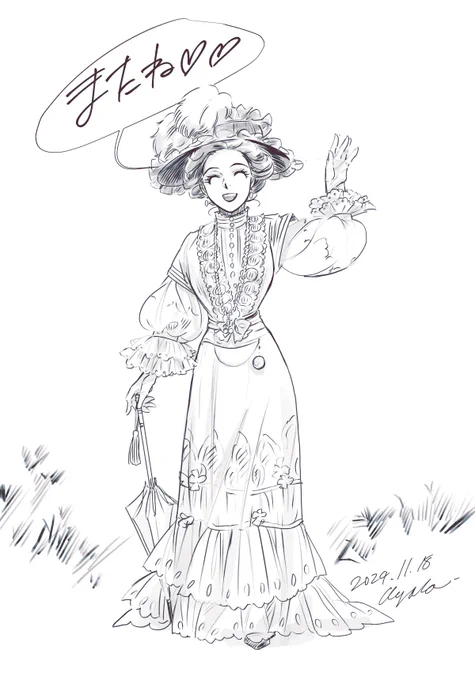落書き本イラスト何とか完成……お付き合いありがとうございました_(┐「ε:)_ 