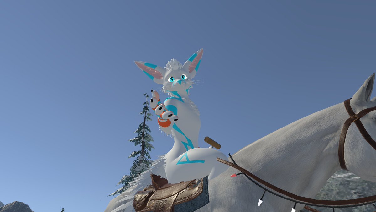 DirectorOng's tweet photo. 1: "Why hello there friend, you seems lost, where you heading to?"
2: "You not sure? That's ok, come with me, let's explore the unknown adventure."
3. for extra riding scene picture
#vrchatworld #vrchatphotos
#vrchatvr #furryvrchat #vrchat #vrchatcute https://t.co/rJAmBEI1kh
