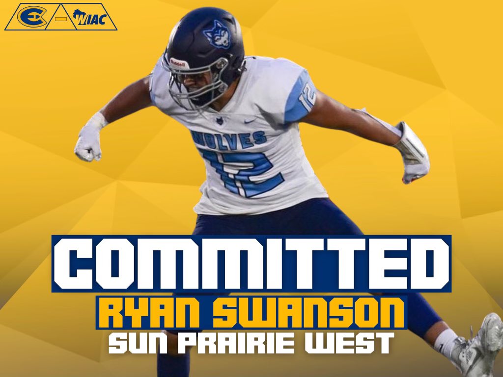 Ryan Swanson (@ryan_swanson12) on Twitter photo I’m excited to announce my commitment to further my academic and athletic career at UW Eau Claire! Thank you to my family, coaches, teachers, and teammates for the support and encouragement. #RollGolds <a href="/SPW_oconnor/">Joshua E. O'Connor</a> <a href="/CoachMcHugh62/">Mike McHugh</a> <a href="/CoachBobDunnJr/">Bob Dunn</a> I’m excited to announce my commitment to further my academic and athletic career at UW Eau Claire! Thank you to my family, coaches, teachers, and teammates for the support and encouragement. #RollGolds <a href="/SPW_oconnor/">Joshua E. O'Connor</a> <a href="/CoachMcHugh62/">Mike McHugh</a> <a href="/CoachBobDunnJr/">Bob Dunn</a>