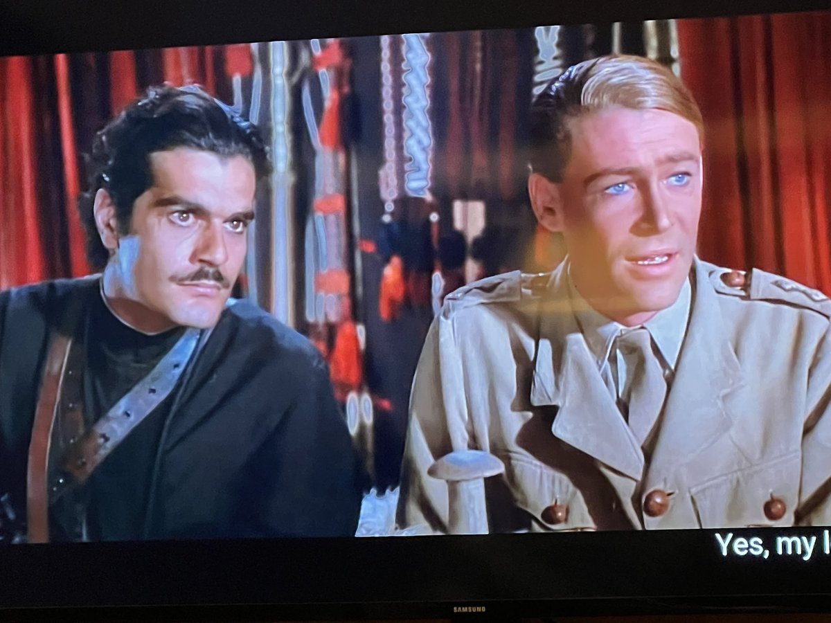 Good Lord. My screen is melting  #TCMParty #LawrenceOfArabia