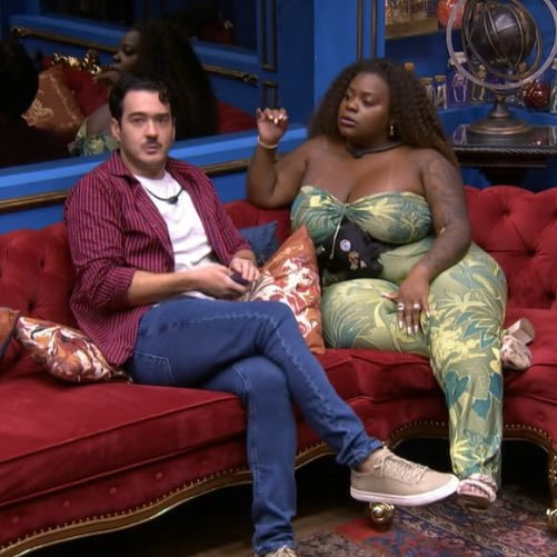 Marcos Vera e Jojo Todynho na casa do BBB 24 - Foto: X