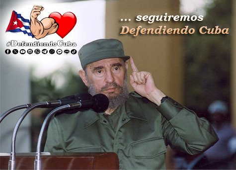 El Comandante, el Jefe, el Caballo, Caguairán, así nos referimos a quien no concebía la derrota mientras había posibilidad de luchar, a quien nos enseñó a resistir, pero sobre todas las cosas, nos enseñó a vencer‼️

✨#FidelPorSiempre✨
#EstaEsLaRevolucion 
#DefendiendoCuba🇨🇺💪❤️