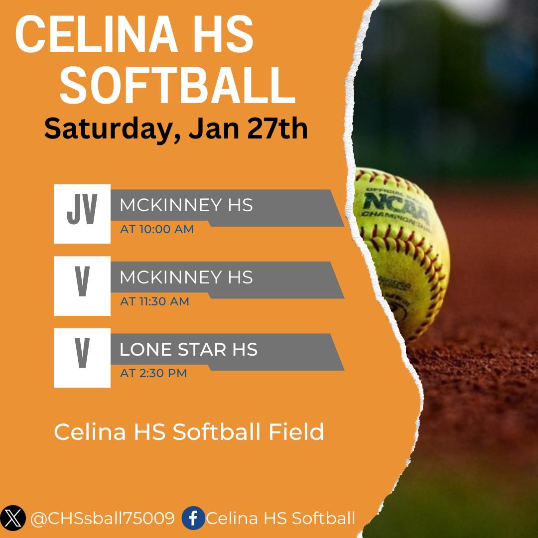 First scrimmage of the season 🧡

Come out and support the softball team. We play at home on the Celina HS Softball fields!